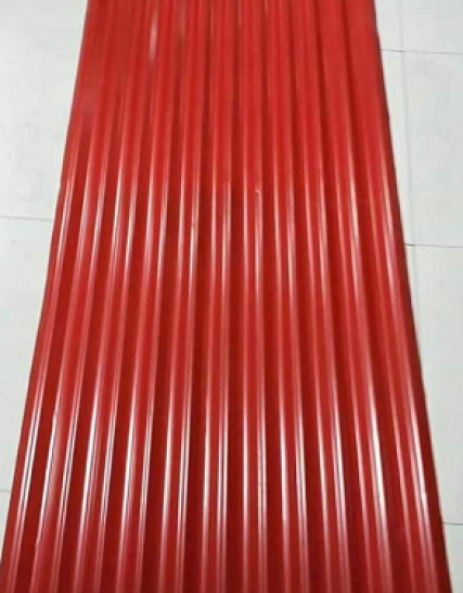 tole alu pur rouge vif