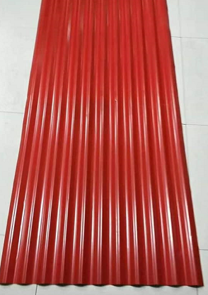 tole alu pur rouge vif